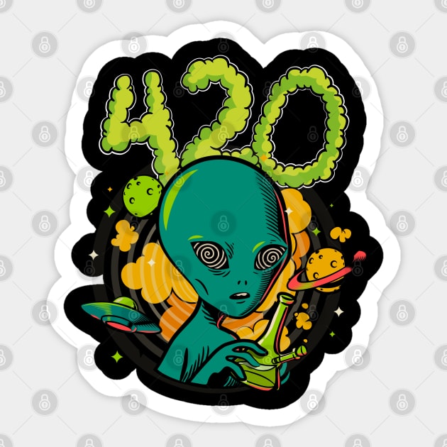 space 420 Sticker by The Patron